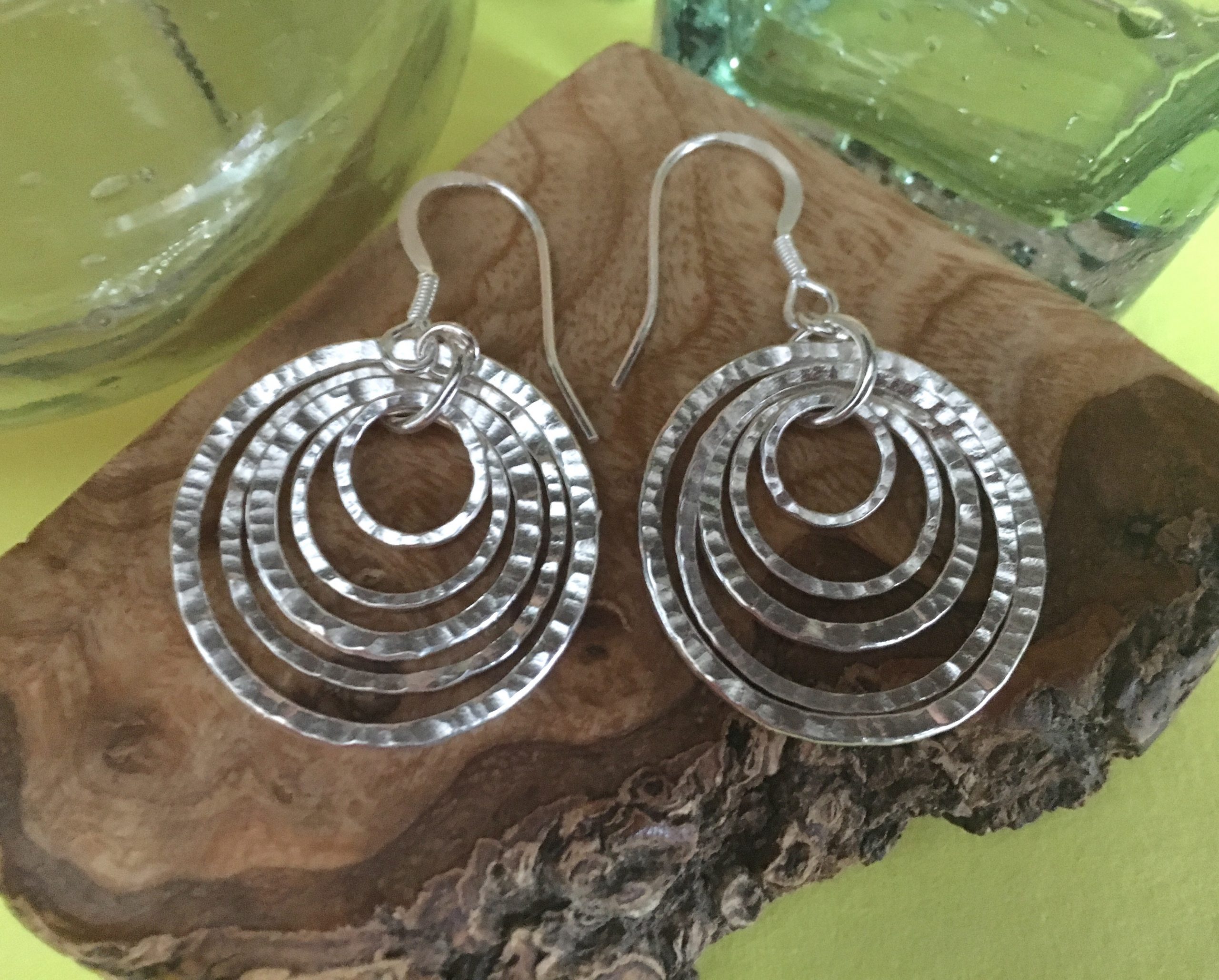 Large multilink earrings
