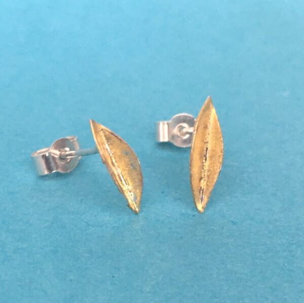 Simple Leaf Studs - Image 5