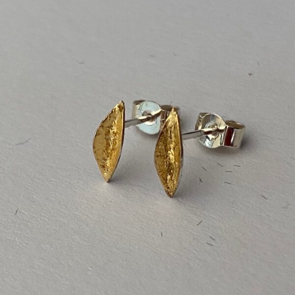 Simple Leaf Studs - Image 3