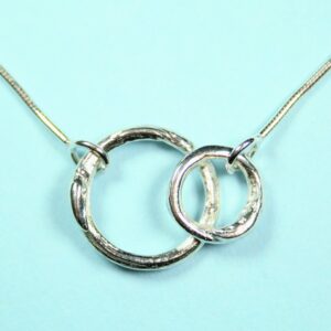 Cast Willow Circles Pendant