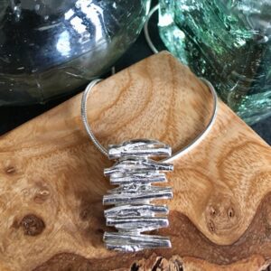 Stacked Cast Willow Pendant