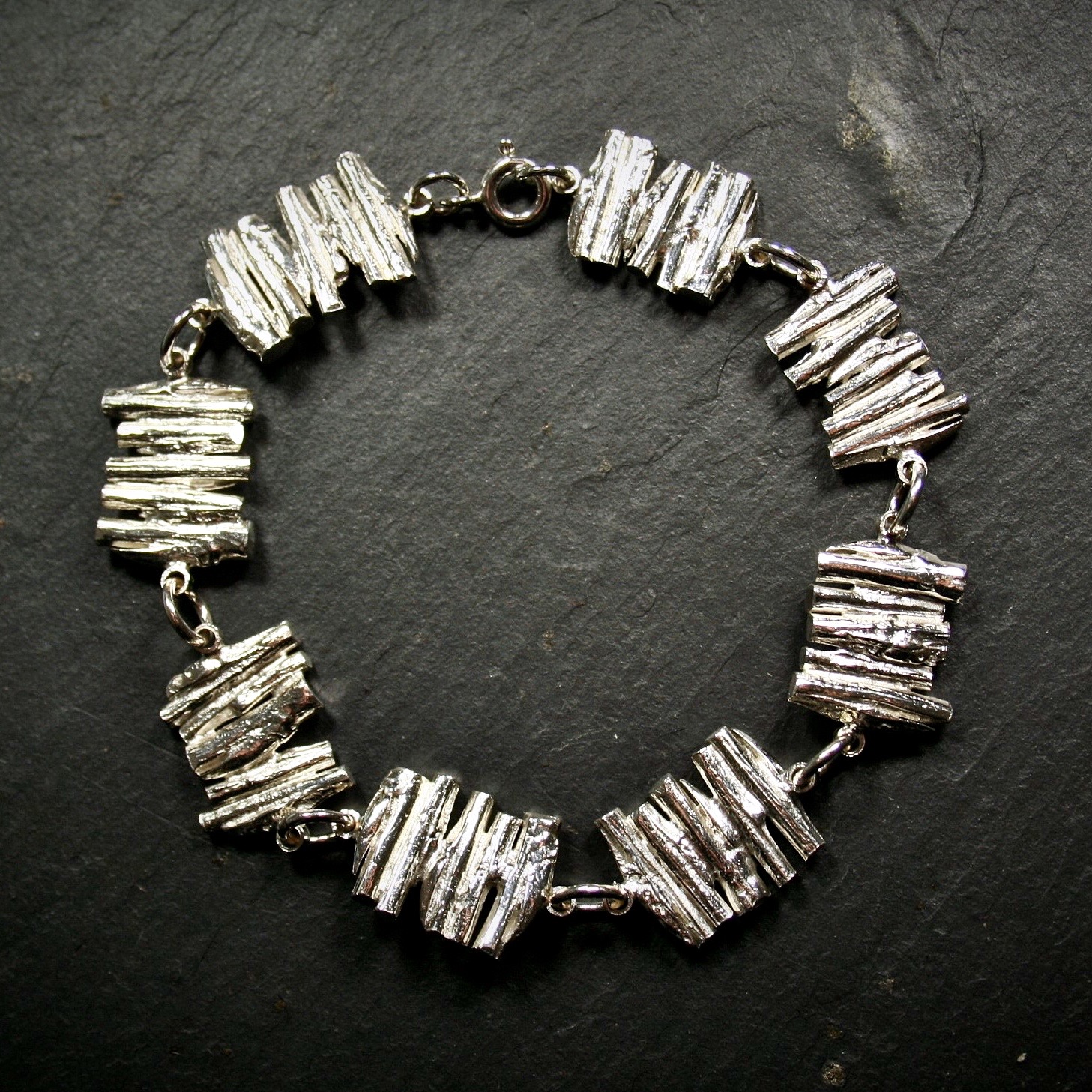 Stacked cast willow bracelet