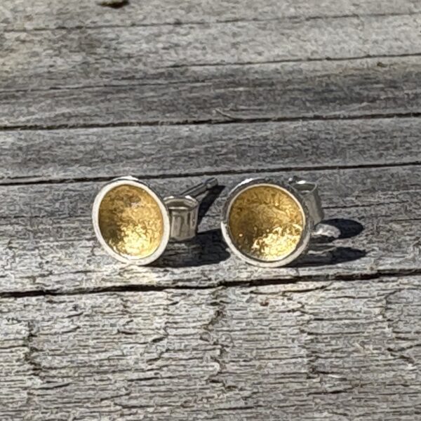 Tiny gold leaf dome studs - Image 5