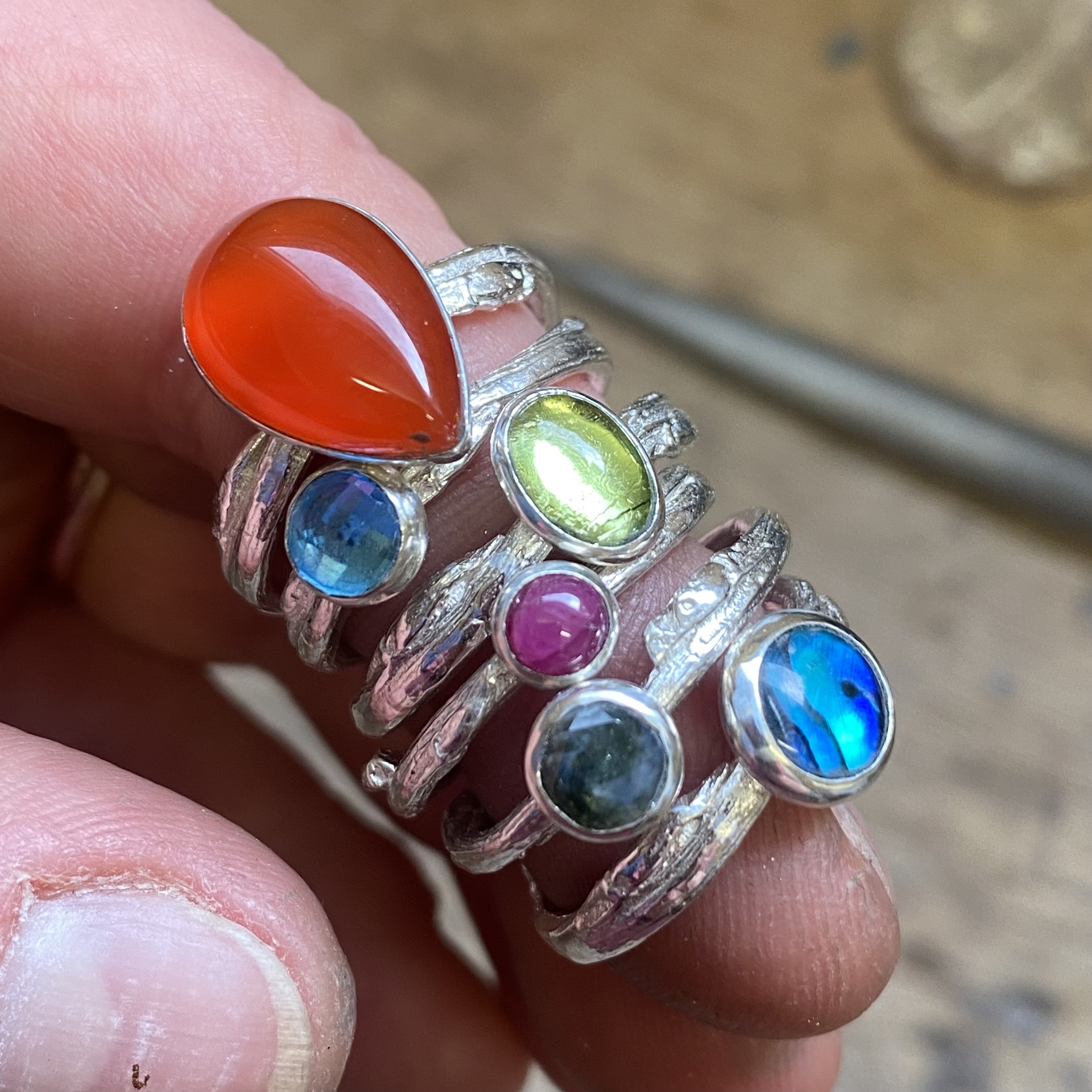 Cast willow ring selection